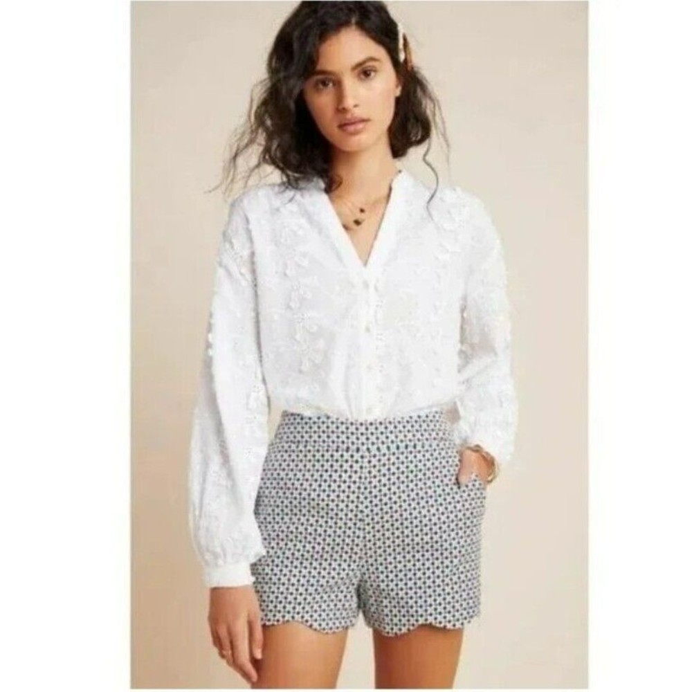 Anthropologie Shorts Sz 14 Spotted Tweed